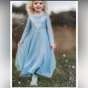 Elegant Blue Formal Dress for Kids